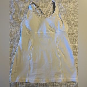 Lululemon - White Athletic Tank Top